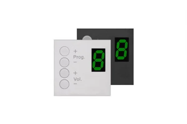 Audac MWX45 MTX wall panel controller 45 x 45 mm