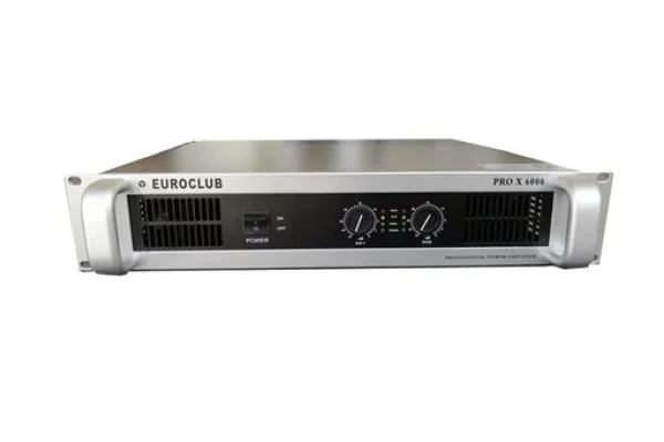Euroclub PRO X6000 Power Amfi 2x1400W/4 ohm