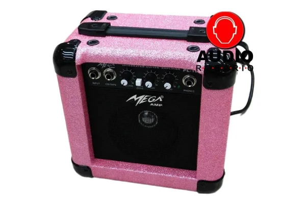 Mega PL10PKS 8W Gitar Power Amfiü (Simli Pembe)