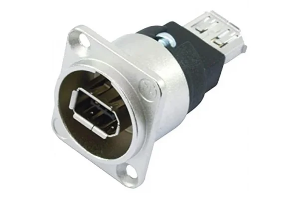 Neutrik NA1394-6-W 6 pin Firewire Socket