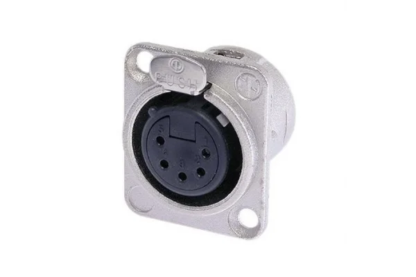 Neutrik NC5FD-L-1 5 Pin Xlr şasi tip Dişi Konnektor