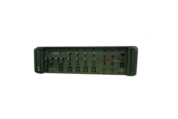 Omcron Matrix4 4x4 Matrix Mixer, 19, 4 Aux, 1 Priority Mic, AC/DC24V, Remote Control
