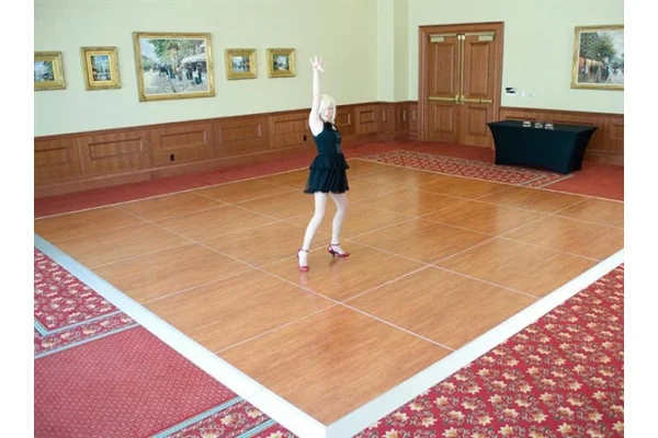 DPS-100 Portatif Dans Pisti, Laminat Parke yüzey, Aliminyum Profil, 100x100 cm adet