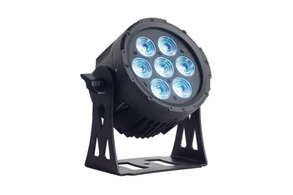 SSP SLIM PAR7 7x12W Led PAR Sahne Spotu IP20 RGBWAUV 6in1