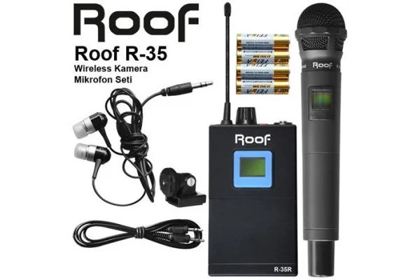 ROOF R-35 VJ EL Tipi Kameraman Seti 512 mhz