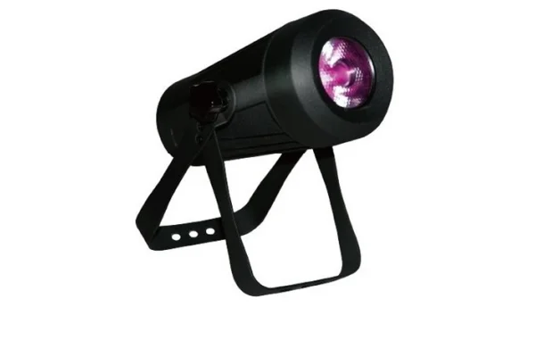 SSP SS373XCE RGBW Renkli 15W Led Pin Spot with DMX, Aynalı Küre için ideal