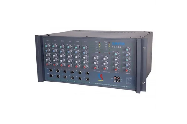 Startech SAFIR S6-800-USB 6 Kanal Power Mikser 2x400W/4-ohm USB Bluetooth