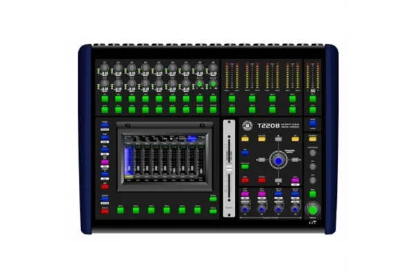 TOPP PRO T2208 Dijital Mikser, 22 Input, , 16 XLR, 4 Line, Ipad Kontrol