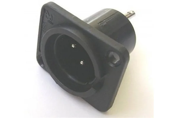 Ttaf 8400-3B 3-pin şasi tip Erkek XLR, Plastik Gövdeli