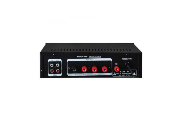 WESTA WM-605U 100W/100V 2-zone Mixer-Amplifier Usb/Mp3/Wma/Bluetotooth