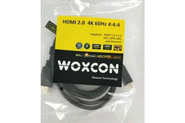 Woxcon WX-HDMI20-003 HDMI Kablo, 4K @ 60Hz 4:4:4 3-metre