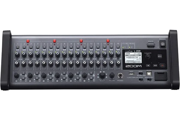 Zoom LiveTrak L-20R Rack Mountable 20-Kanal Dijital Mikser