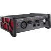 Tascam US-1X2HR USB-C Audio-Interface. One XLR Mikrofon input with phantom power supply and one 6.3-mm TRS analogue input. 192kHz, Windows, Mac and iOS operating systems. Cubase Le + Sample Tank in