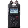Tascam DR-40X Handheld 4-track recorder, dual recording (2x stereo),XLR ins with phantom power, overdub, mixdown, AB/XY mic configurations, MS decoder
