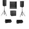 Mackie Paket-001 Canlı Müzik için Aktif Ses Sistemi Paketi, 2 üst, 1 Sub, 2 monitor