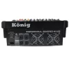 KÖNİG K-8P 800FX 2x400W 8 Kanal Power Mixer, Dsp Efekt, Usb/Sd