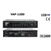 Mickle VAP-120D 240W/100V 4 Zone Amfi Mikser USB/SD 230V/24VDC