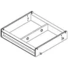 QSC AF3082-S-WH Small array frame for use with WL3082 and WL212-sw