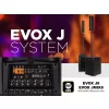 RCF EVOX JMIX8 Mikserli Portatif Ses Sistemi 1400-watt 12Sub+8x2 128 dB