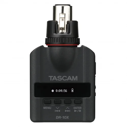 Tascam DR-10X Digital Audio Recorder, Mic-Plug-On with XLR Connector