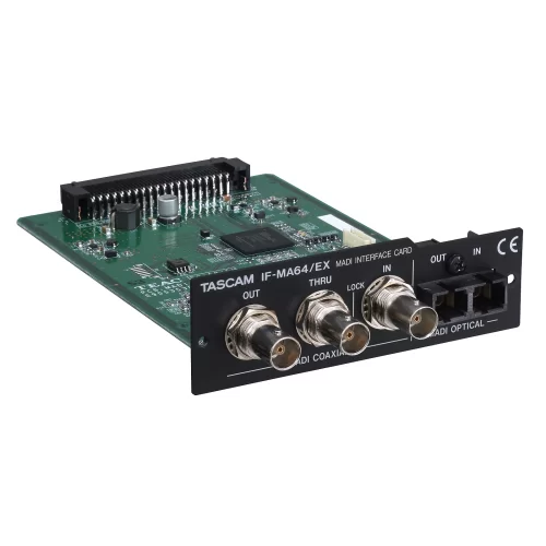 Tascam IF-MA64-BN MADI ( input / output ) Interface card for DA-6400/DA-6400DP, BNC Coax connection,
