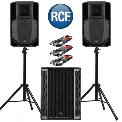 RCF 2+1 ART735 + SUB8003 Canlı Müzik Aktif Ses Sistemi