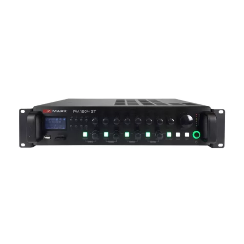 Work PM 1204BT 4 zone Mixer-Ampli 120W/100V USB,-MP3, FM Radyo, Bluetooth