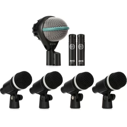 AKG DRUMSET CONCERT 1 Set 7 Parça 1xD112MKII, 2xC430, 4xD40