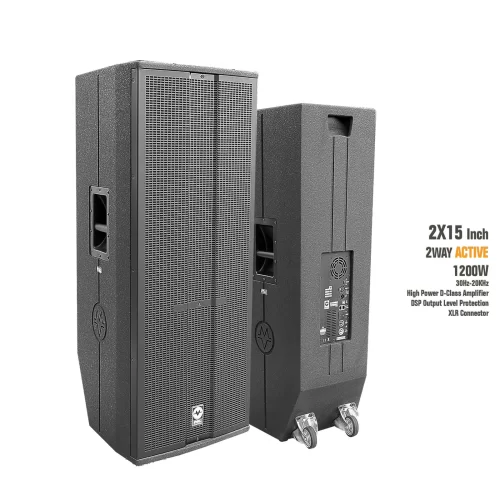 M-VOICE T2151A 2x15” 2000-watt Aktif Kabin / B&C