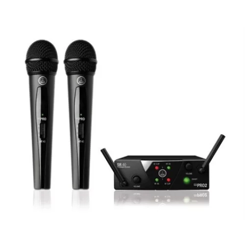 AKG WMS40MINI2 Vocal Set Çift EL Kablosuz Mikrofon Seti