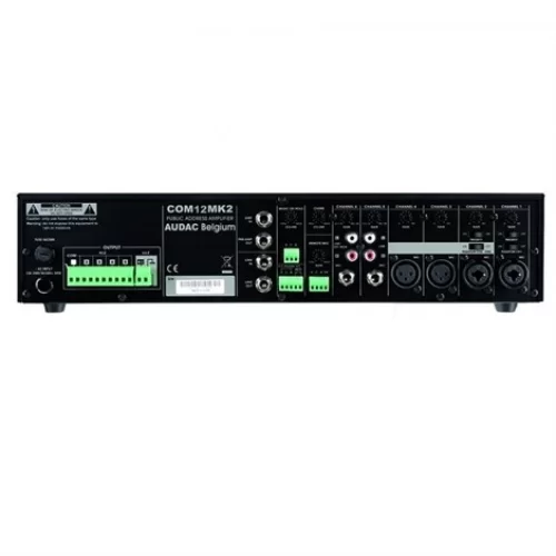 AUDAC COM12MK2 120W/100V Mixer-Ampli, +48V, Priority