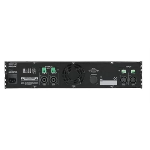 AUDAC SMA350 2x350W/4 ohm Digital DSP Power Amfi