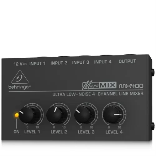 Behringer MX400 Ultra Low-Noise 4-Kanal Line Mixer