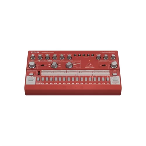 Behringer RD6-BU Classic Analog Drum Machine with 8 Drum Sounds, 16-Step Sequencer and Distortion Effects