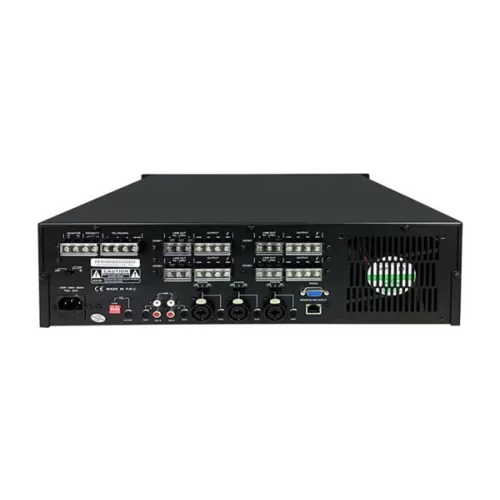 Decon DP-200T 200W/100V 5-zone Mixer-Ampli, SD/USB/2 Line,1 Mik