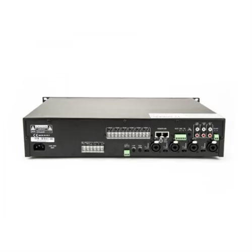 Decon DP-7606S 6-zone 400W/100V Mixer-Ampli, SD/USB/Bluetooth/FM Player, 2 Line, 4 Mikrofon, DP-4012 ile kullanılır.