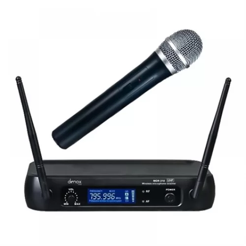 Denox MDR-210 EL Tek El Telsiz Mikrofon Seti