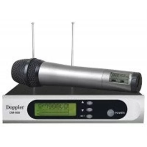 Doppler DM-801H SİYAH Dijital Tek El Telsiz Mikrofon Seti