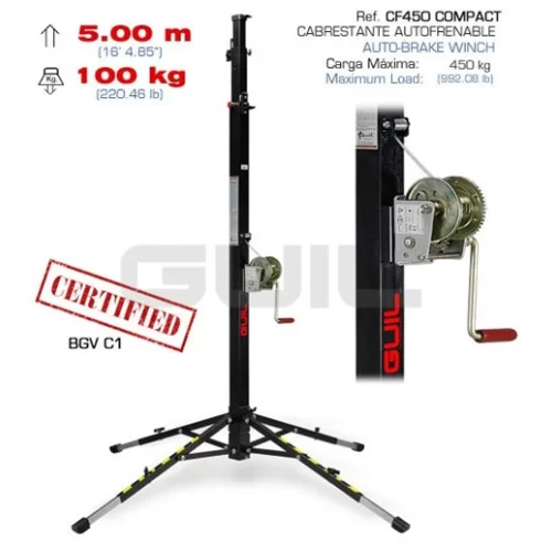 GUIL ELC503G 5,00 mt. Yükseklik 100 Kg. Kapasiteli, Truss Lifti