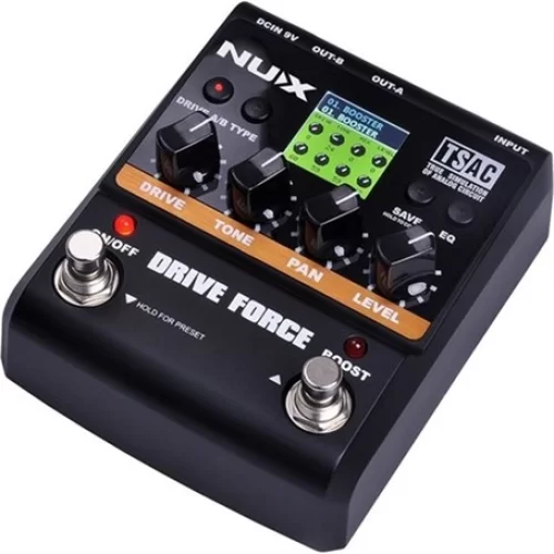 Nux Drive Force Overdrive Ve Distortion Pedalı