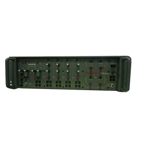 Omcron Matrix4 4x4 Matrix Mixer, 19, 4 Aux, 1 Priority Mic, AC/DC24V, Remote Control