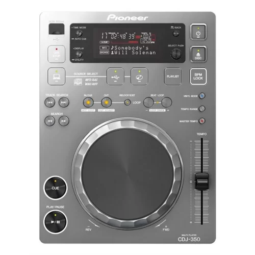 Pioneer CDJ-350 Digital Multimedia Deck with rekordbox support (Black)