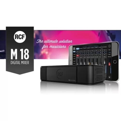 Rcf M18 Dijital Mixer Wifi Kontrollü 18 İnput, 6 Aux