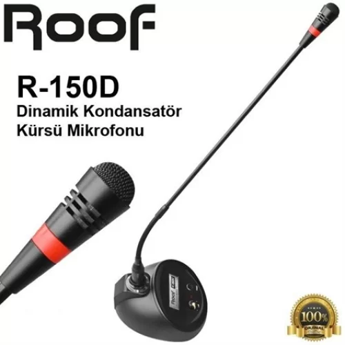 ROOF R-150D Tablalı Dinamik Kürsü & Konferans Mikrofonu