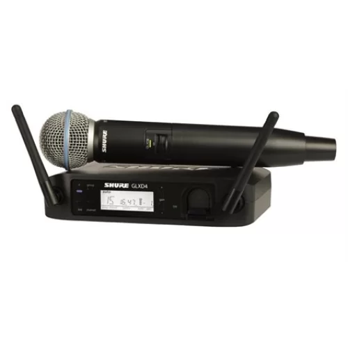 SHURE GLXD24E/B58 El Telsiz Mikrofon Seti / Supercardioid - Dynamic