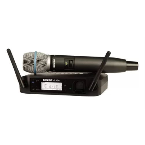 SHURE GLXD24RE/B87A Single Handheld Wireless System With