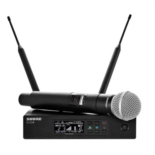 SHURE QLXD24E/SM58 El Tipi Telsiz Mikrofon Seti