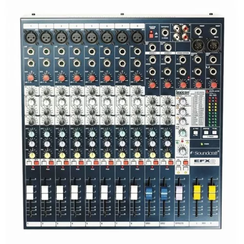 Soundcraft EFX8   12 Kanal Mixer, 8 Mono 2 Stereo