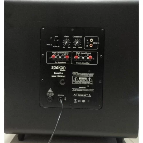 Spekon BASS 12A 12 250-watt Aktif Subwoofer Hoparlör