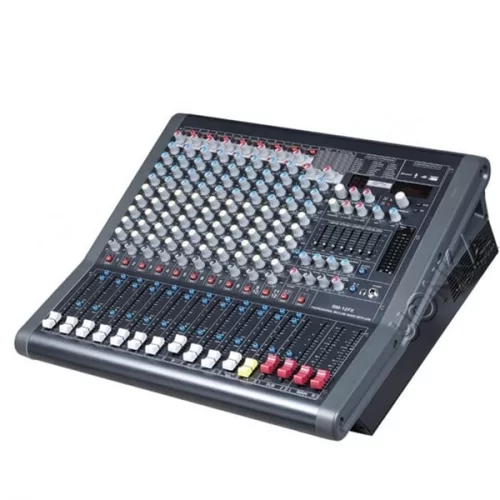 Spekon Pro-124PA 2X650W Power Mixer Usb/Bluetooth Dsp